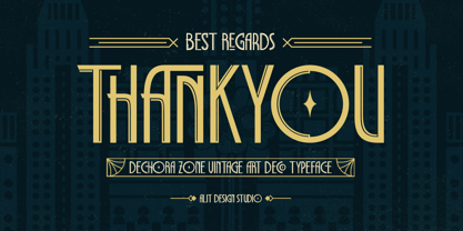 Dechora Zone Font Poster 15