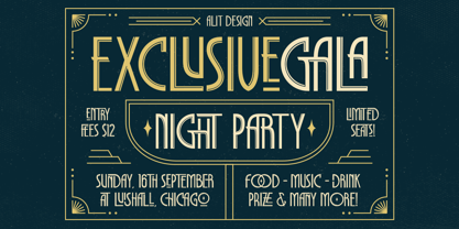 Dechora Zone Font Poster 2