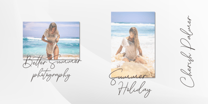 Cherish Palmer Font Poster 4