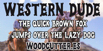 Western Dude Font Poster 2