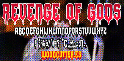 Revenge of Gods Font Poster 4