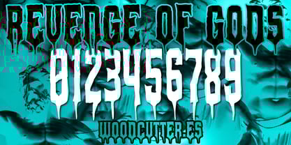 Revenge of Gods Font Poster 6