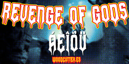 Revenge of Gods Font Poster 5