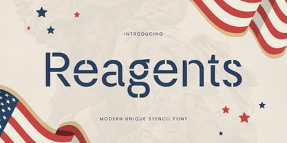 Reagents Font Poster 1