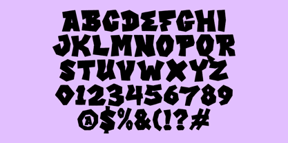 Groovy Duck Font Poster 8