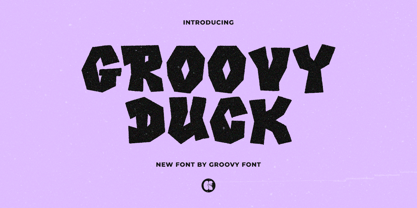 Groovy Duck Font Poster 1