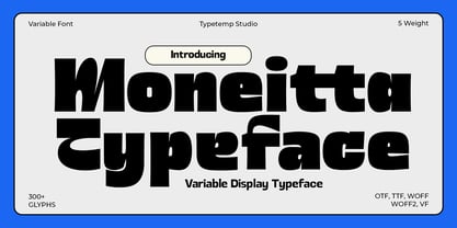 Moneitta Font Poster 1