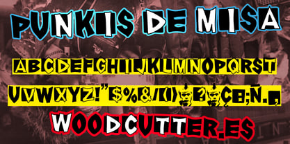 Punkis de Misa Font Poster 4