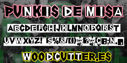 Punkis de Misa Font Poster 3