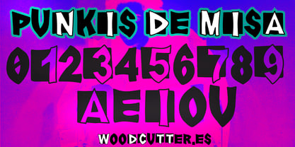 Punkis de Misa Font Poster 6