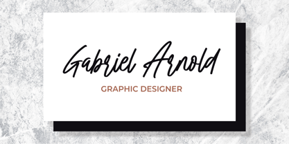Midtime Script Font Poster 4