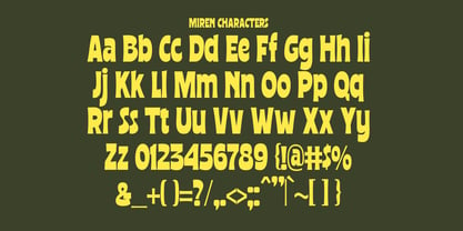 Miren Font Poster 6