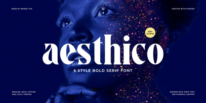 Aesthico Font Poster 1