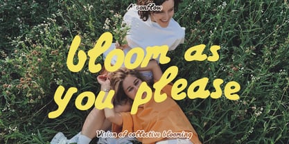 Moonflow Font Poster 4