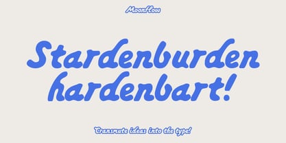 Moonflow Font Poster 2