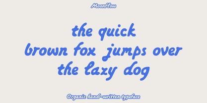 Moonflow Font Poster 7