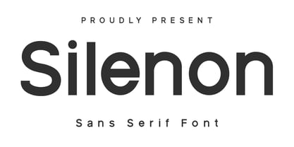 MC Silenon Font Poster 1