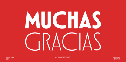 Crostan Font Poster 11