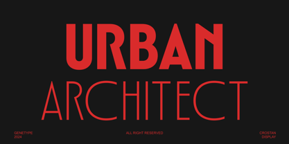 Crostan Font Poster 7