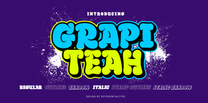 Grapiteah Font Poster 1