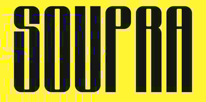 Soupra Font Poster 1