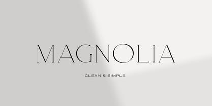 Magnolia Serif Font Poster 1