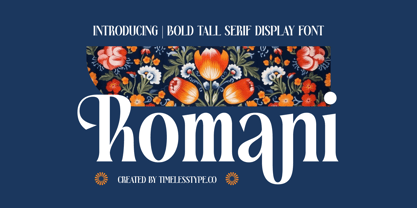 Romani Font Poster 1