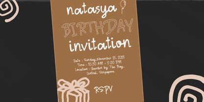 Days Wishes Font Poster 4