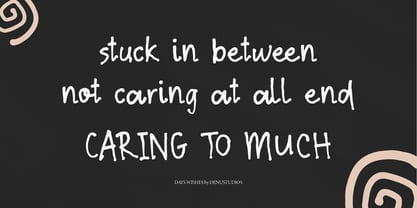 Days Wishes Font Poster 2