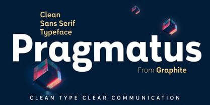 Pragmatus Font Poster 1