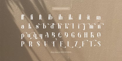 Bling Gilinira Font Poster 15