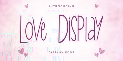 Love Display Font Poster 1