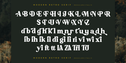 Mistys Relrica Font Poster 8