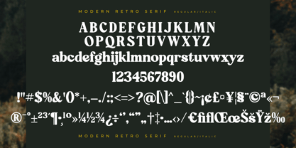Mistys Relrica Font Poster 7