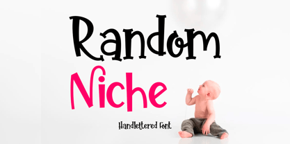 Random Niche Font Poster 1