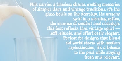 Milky Boom Font Poster 3