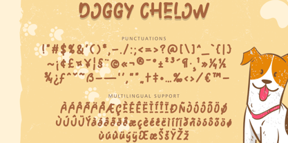 Doggy Chelow Font Poster 6