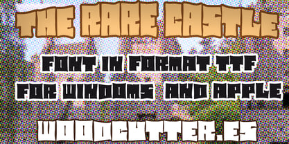 The Rare Castle Font Poster 5
