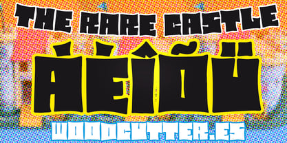 The Rare Castle Font Poster 3