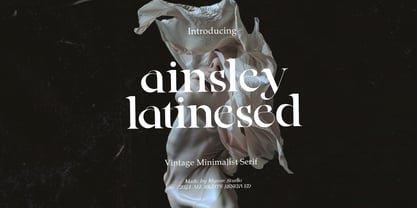 Ainsley Latinesed Font Poster 1