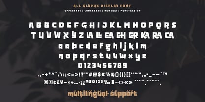 Gymbrand Font Poster 10