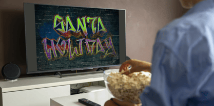 Christmas Skylight Font Poster 3