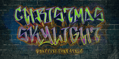 Christmas Skylight Font Poster 1