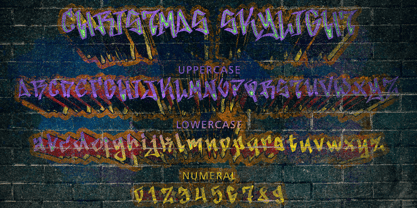 Christmas Skylight Font Poster 7