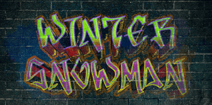 Christmas Skylight Font Poster 2