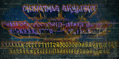 Christmas Skylight Font Poster 8