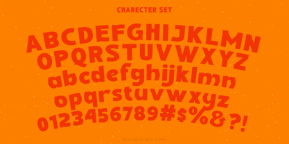 Molaren Neu Font Poster 3