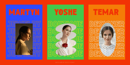 Molaren Neu Font Poster 6