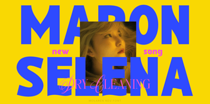 Molaren Neu Font Poster 2