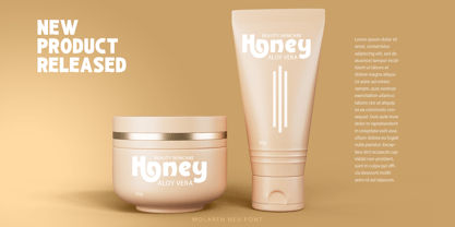 Molaren Neu Font Poster 5